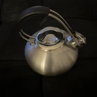 Chantal Whistling Kettle 1.8 Qt Silver Stainless Steel Teapot SL37 Loop Used. Price: $16.10.