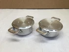 All-clad Stainless Cocottes, Set Of Two New. Price: $70.36.