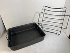 Calphalon Nonstick Hard Anodized Aluminum Roaster Baking Pan Rack 16"X 13" 1805 Used. Price: $32.00.