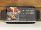 Outset 76375 Shrimp Cast Iron Grill And Serving Pan , Black New. Price: $24.99.