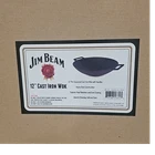 Jim Beam 12IN Cast Iron Wok Pre-seasoned Double Handles Gas/electric New. Price: $42.99.