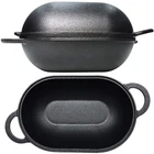 Crucible Cookware Cast Iron Bread Pan With Lid 9.65" X 6.3", New. Price: $70.85.