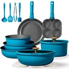 Carote 21PCS Pots Pans Set, Nonstick Cookware Detachable Handle, Indu... New. Price: $188.63.