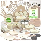 Nutrichef 75 Pcs Home Kitchen Cookware, Tools, Bakeware Set-high Quality New. Price: $337.99.