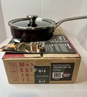 Merten & Storck Steel Core Enameled Cookware 1.9QT Saut Pan + Lid New. Price: $101.20.