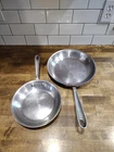 All-clad Ltd Stainless Steel 10.5 & 8.5" Skillet Frying Pan Set Of 2 Used. Price: $89.00.