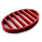 Norpro 405 Oval Silicone Roast Rack, Red 9X6, New. Price: $29.99.