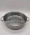 Precision Nuwave Non-stick Stainless Steel Pot 3.5 Qt With Lid #32003AL Used. Price: $22.39.