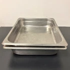 Adcraft Stainless Steel Steam Table Pans - 13" X 10.5" 2.5" (lot Of 2) Used. Price: $20.00.