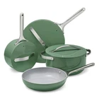 Caraway Nonstick Ceramic Cookware Set (12 Piece) Pots, Pans, Lids And Kitchen New. Price: $367.75.