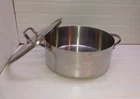 Revere Ware Proline 6 Qt Stockpot Copper Core Stainless Dutch Oven Saute Pan Lid Used. Price: $149.99.