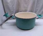 Greenpan 5.5 Qt Stockpot Ceramic Non-stick Aluminum Dutch Oven Frying & Lid Used. Price: $74.99.