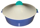 Tupperware Microwave Steamer Dish Strainer Rice Vegetable 9" Cooker #3066A Teal Used. Price: $29.95.