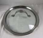 8 Calphalon Lid Tempered Glass Stainless Steel Replacement Branded Handle Used. Price: $9.99.