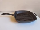 Lodge Cast Iron Square Grill Pan 8SGP2 10-1/2" Used. Price: $9.99.