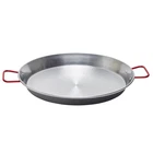 Garcima 15-INCH Carbon Steel Paella Pan, 38CM, Silver New. Price: $49.99.