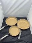 Lot Of 3 Ninja Extended Life Ceramic Pans 8 Skillet 10.25 Qt Used. Price: $45.00.