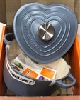 Le Creuset D'amour Mineral Blue Cocotte 20 Cast Iron Enamel Pot 1.9L Unused. Price: $350.55.