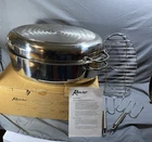 Rancher Oval Professional Roaster 18/10 Stainless Steel M-10002 With Accessories Used. Price: $49.99.