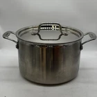 Cuisinart 8 Qt Stockpot Stainless Steel MCP66-24 Multiclad Pro W/ Lid Tri Ply Used. Price: $59.99.