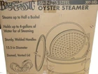 Bayou Classic 300-505 Stainless Steel Oyster Steamer Pot 4 Gallon New. Price: $295.80.