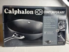 Calphalon Contemporary Series 12 Flat Bottom Wok New In Box. Price: $74.99.