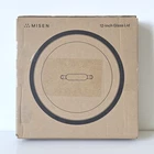 Misen Cookware 12 Inch Tempered Glass Pan Lid With Silicone Rim - New Open Box. Price: $24.00.