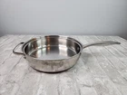 Belgique Stainless Steel With Copper Bottom Saute Pan Qt 9.5" 10359 No Lid Used. Price: $34.87.