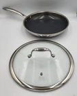 Hexclad 10" Frying Pan With Lid 10-INCH Hybrid Non-stick -used Good Condition. Price: $64.99.