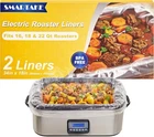 Smartake Electric Roaster Liners, 2 Count Disposable Fits 16, 18 New. Price: $12.22.