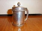 Vintage Reed & Barton Silver Plated Mustard Pot With Lid Pattern 2900 No Liner. Price: $59.99.