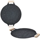 Korean Grill Pan, 12.6 Inch, Wooden Handle, Gas/electric Stove, Camping, Picnic New. Price: $26.99.