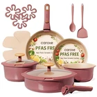 18PCS Pots And Pans Set, Titanium Kitchen Nonstick Cookware Deta... New. Price: $183.27.