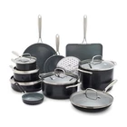 Greenpan Swift 17 Piece Cookware Set, Non-toxic Pfas-free Ceramic Nonstick, S... Used. Price: $252.16.
