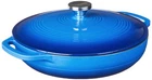 Lodge 3.6 Quart Enamel Cast Iron Casserole Dish With Lid (carribbean Blue) New. Price: $104.90.