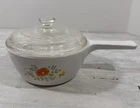 Vintage Corningware Wildflower 1.5 Pint Saucepan P-82-B With Lid P-81-C Menuette Used. Price: $17.99.