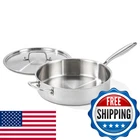 Delarlo 5QT Saute Pan Tri-ply Stainless Steel 12INCH Deep Frying New. Price: $99.75.