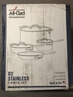 D3 7 Piece Stainless Steele Cookware Set 8400000263 New Offer!. Price: $649.99.