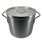 Vintage Eagleware EW-20 Stock Pot + Lid 20QT Heavy Duty Aluminum Made Usa Used. Price: $59.99.