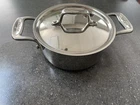 All-clad Metalcrafters Mini Stainless Steel Cocotte 0.5 Quart W Lid Euc! Used. Price: $24.99.