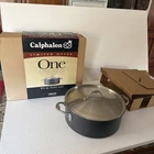 Calphalon 8.5 Qt Infused Anodized Dutch Oven Stock Pot Lid New. Price: $100.00.