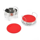 Instant Pot 8PC Cook/bake Set: Pans, Racks, Lids, Divider, Removable Base New. Price: $54.40.