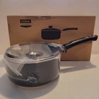 2 Quart Nonstick Saucepan With Glass Lid Utopia Kitchen New. Price: $17.95.