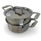 All-clad D5 Stainless Steel 3 Qt Steamer Set Saucepan Insert Lid 2521422 Used. Price: $105.99.