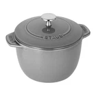 Staub Cast Iron 1.5-QT Petite French Oven Graphite Grey, Made In France New. Price: $204.82.