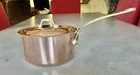 Mauviel 150B 1.9 Quart Sauce Pan 1.5MM Copper Stainless Inside Brass Handle New. Price: $177.95.