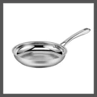 Cuisinart Stainless Steel Skillet 500F 1.99QT 10" 8322-24-SAFE Fry Pan Smooth New. Price: $20.99.