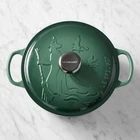 Creuset Signature Enameled Cast Iron Round Dutch Oven, 4 1/2-QT, Elphaba,ship New. Price: $216.88.