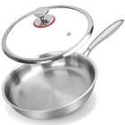 Nkdfri Titanium Hammered Pan Pro With Lid - 11.02 Inches, Silver New. Price: $103.70.
