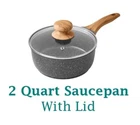 Pioneer Woman Charcoal Speckle 2 Quart Saucepan W/lid Nonstick Coating New. Price: $40.00.
